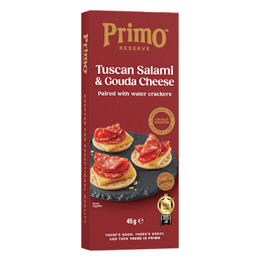Primo Reserve Tuscan Salami & Gouda With Water Crackers 45g