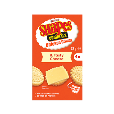 Arnott’s Tasty Cheese & Arnotts Chicken Crimpy 32g