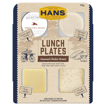 HANS LUNCH PLATE CHICK & CHILLI 110G