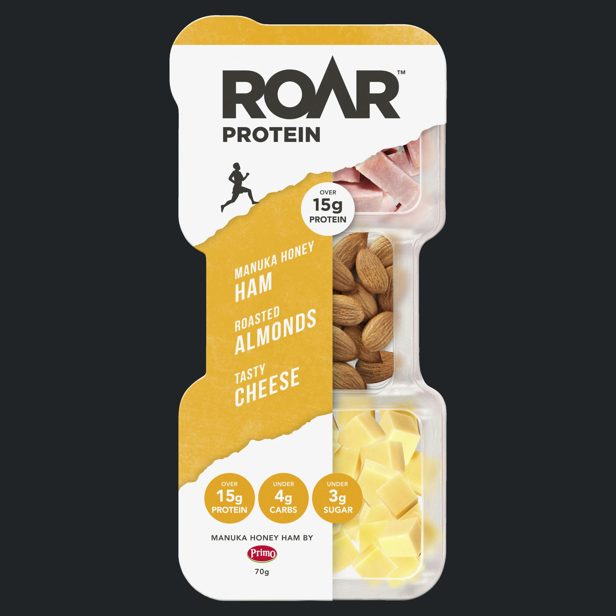 ROAR HAM/AL/CHEESE  70G