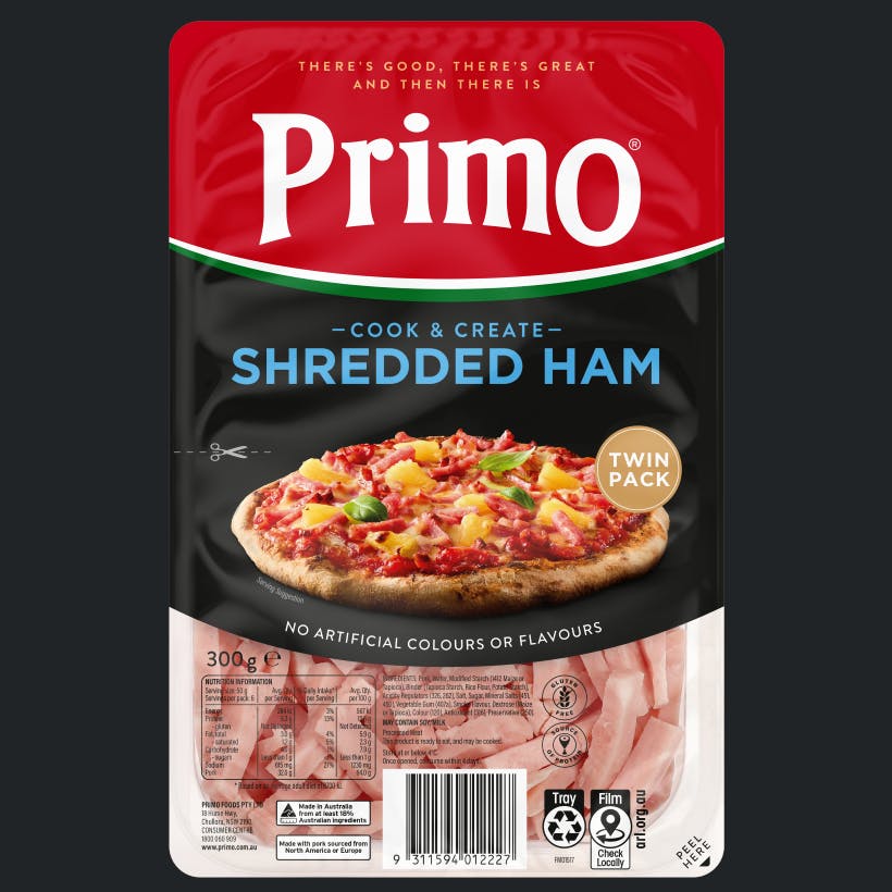 SHREDDED HAM 2 x 2kg